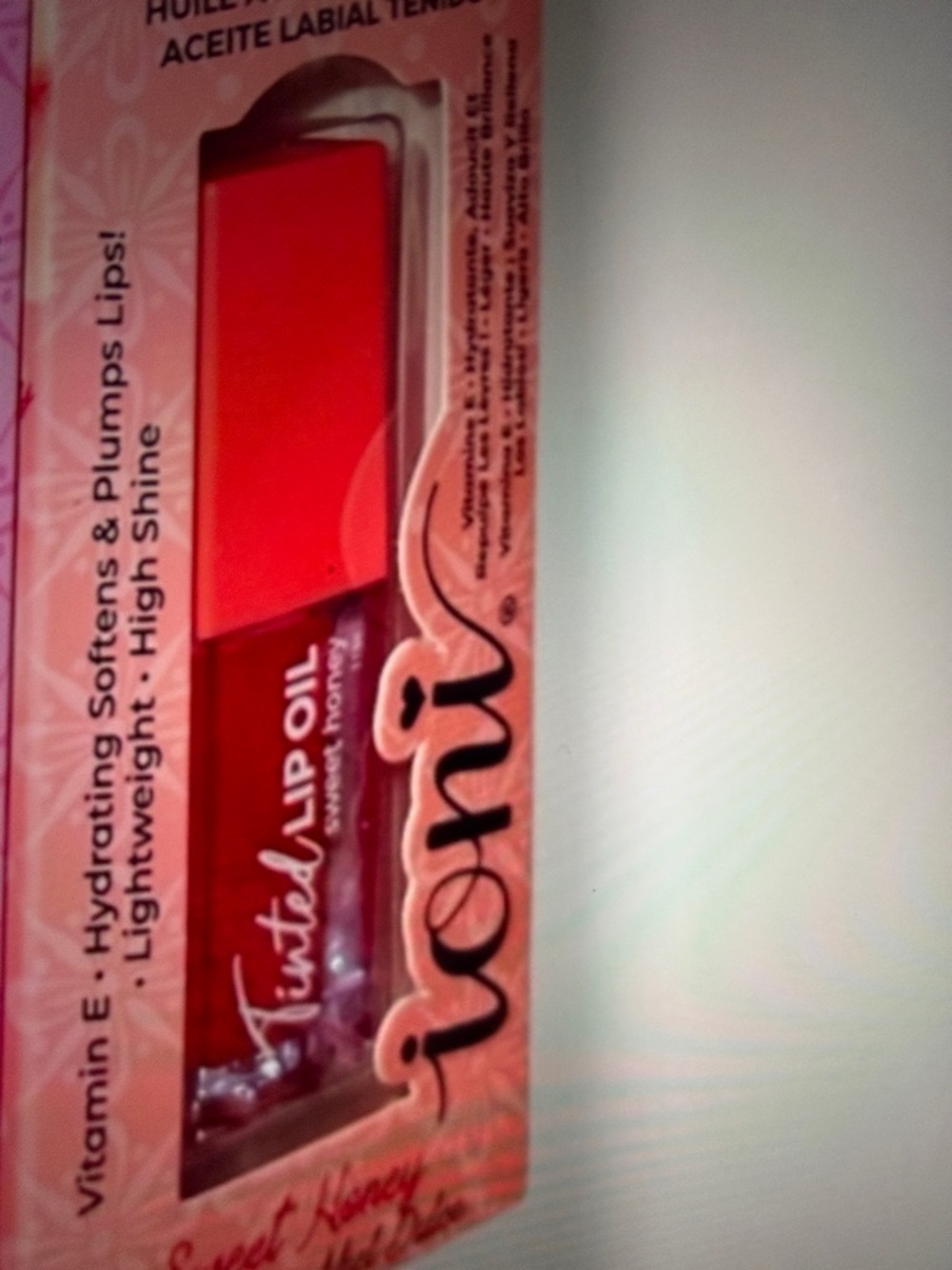 Ioni tinted lip oil Sweet Honey
